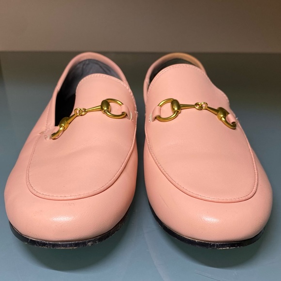 Gucci convertible Pink Brixton Leather loafers Size 37 - Picture 5 of 9